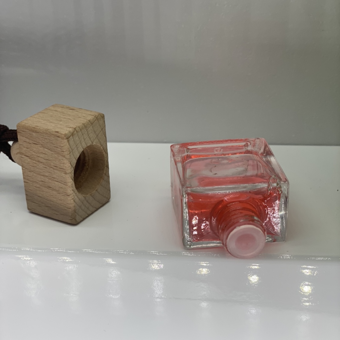 Square Flat Bottle Car Perfume undefined