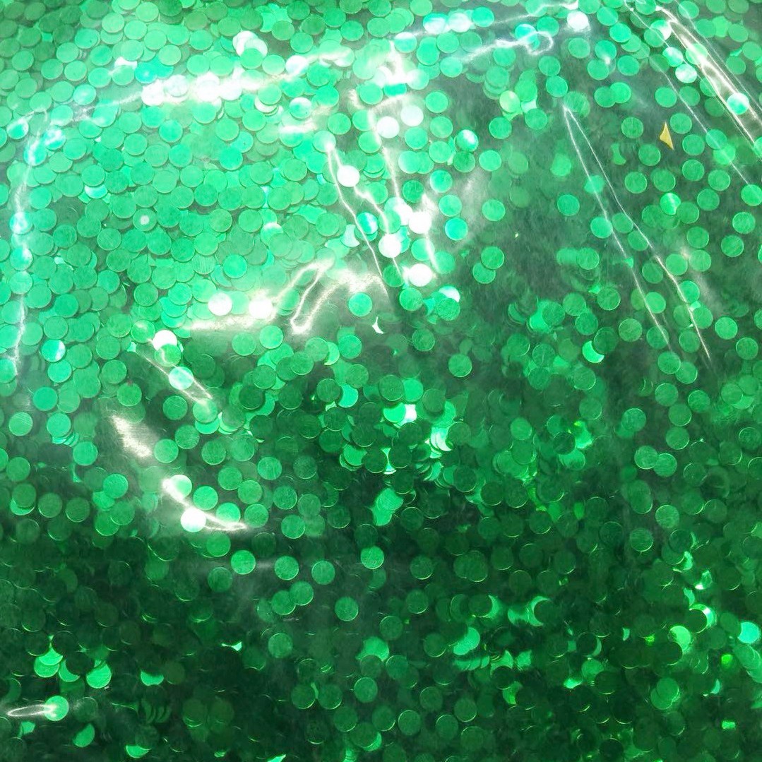 2MM round sparkles little dot PET green sparkles stationery pendant bag stuffing custom design thumbnail