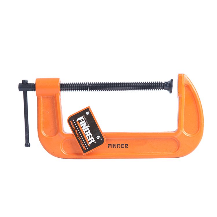 Discoverer G type ductile iron weighted clamp 6 inch G-clamp