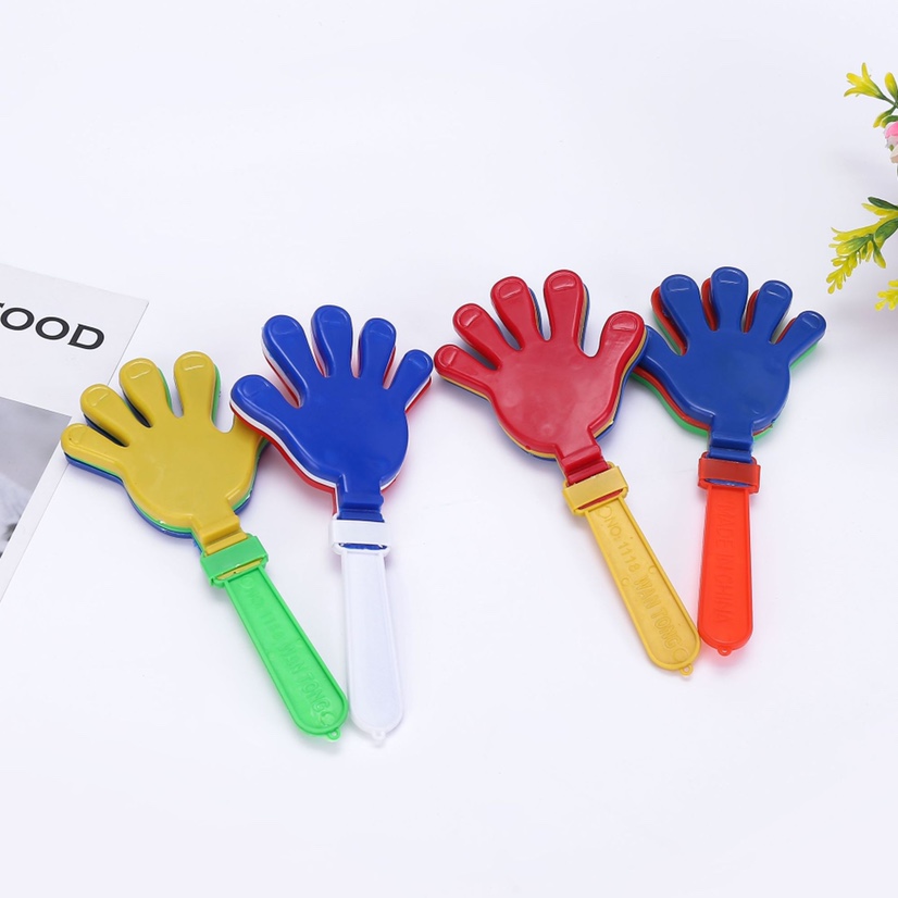 LIGO customized plastic hand claps with colorful national flag advertisements for the World Cup fans' cheering props details Picture