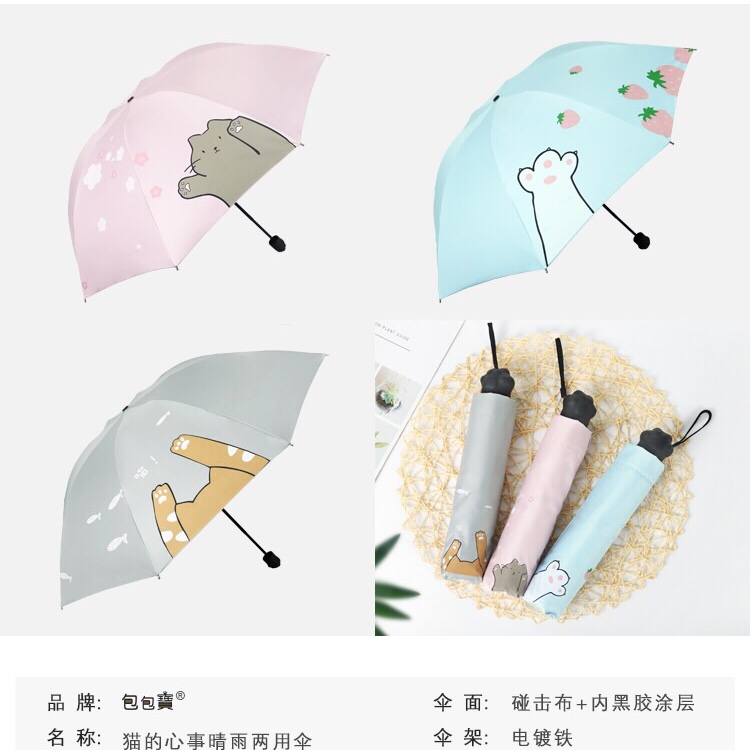 Cat's mind umbrella
