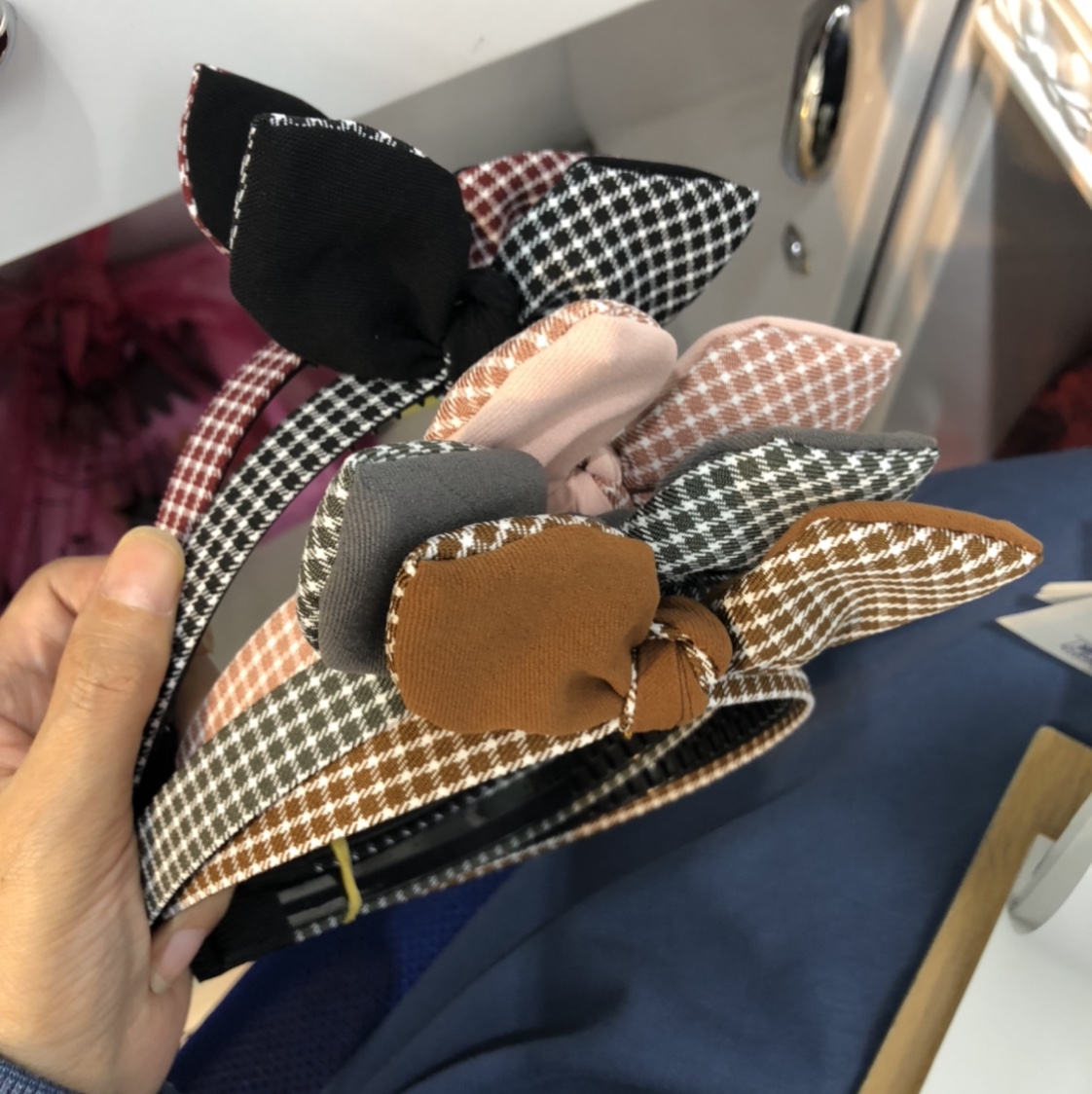 Small square hair band