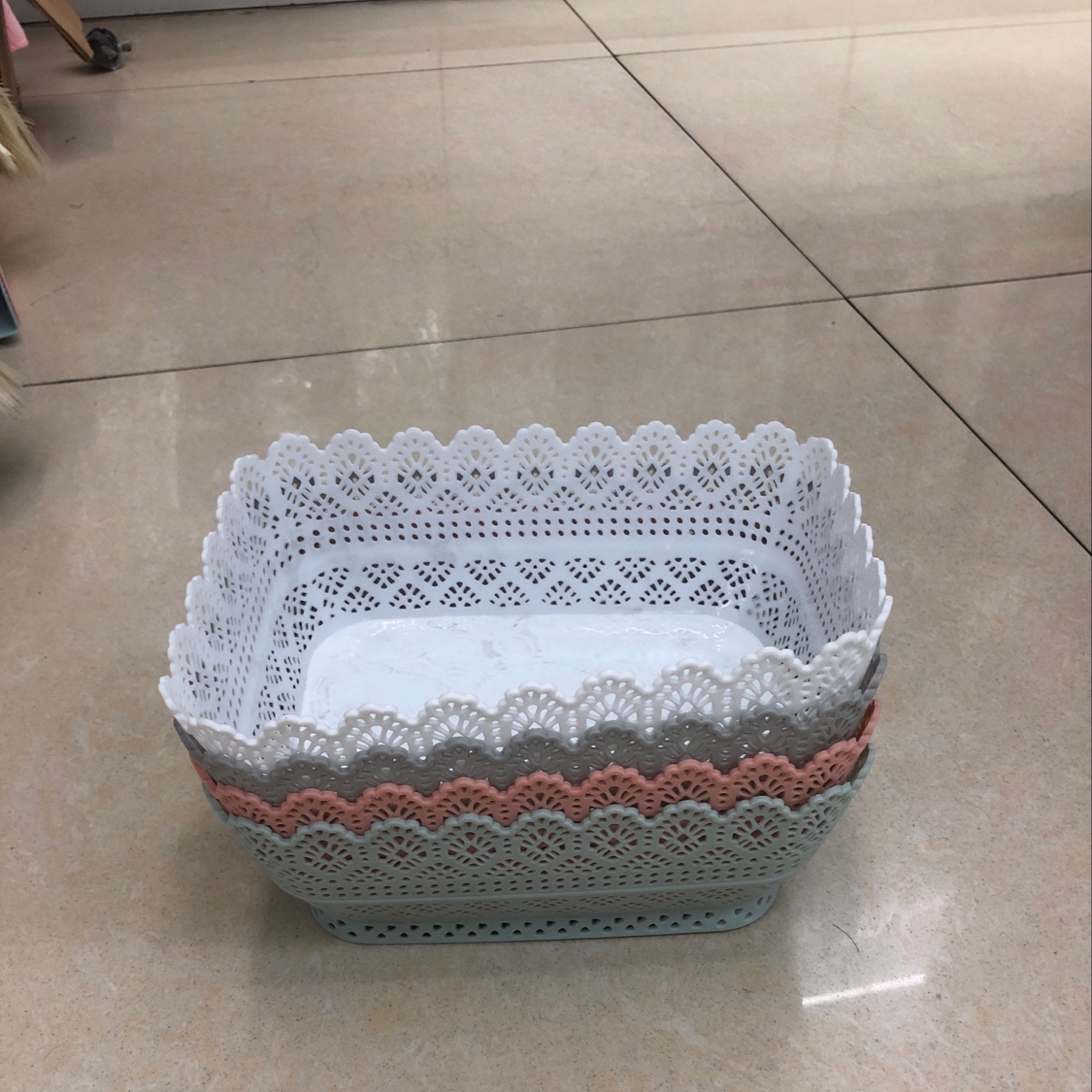 小号长方形植物蓝