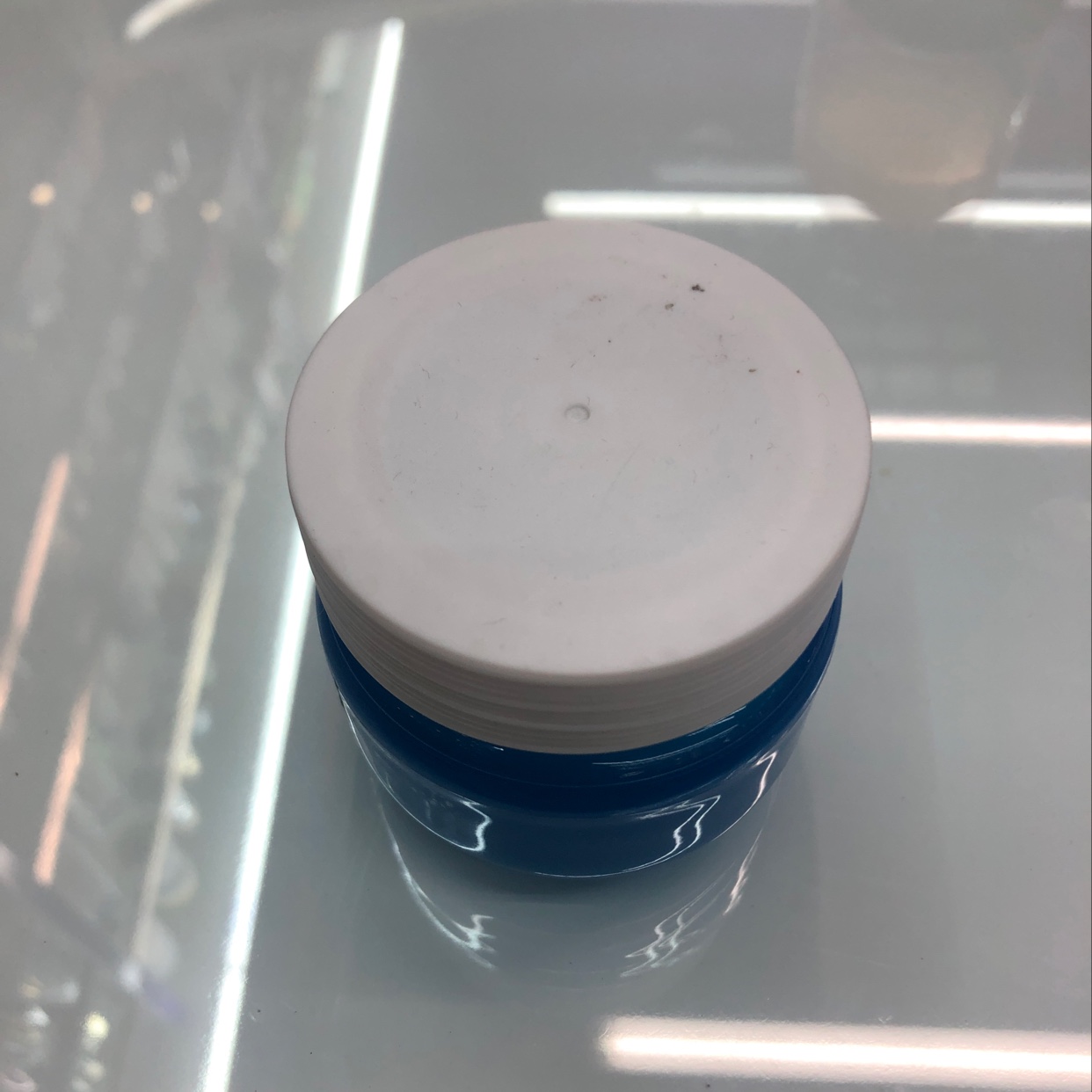 Blue cream Bottle 4