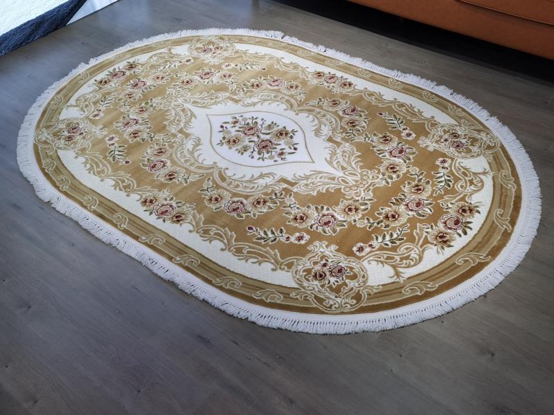 Tiger fish carpet living room, European luxury, retro style, American country, Persian home, bedside bedroom, oval details Picture