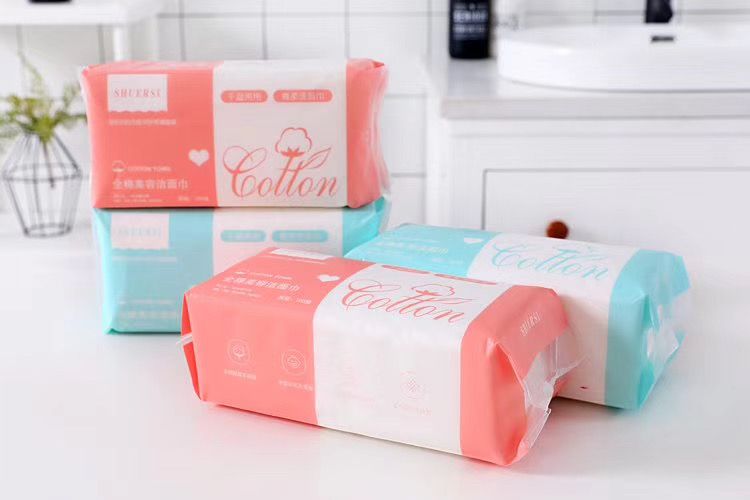 家用洗脸巾长方形抽式美容院专用洁面巾