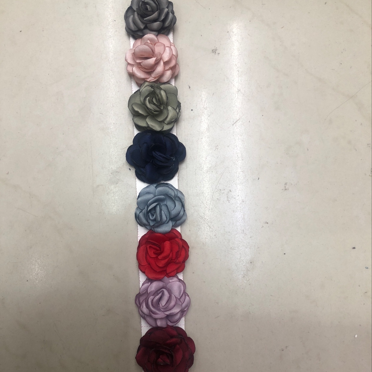 头饰韩版小号烧边花朵产品图