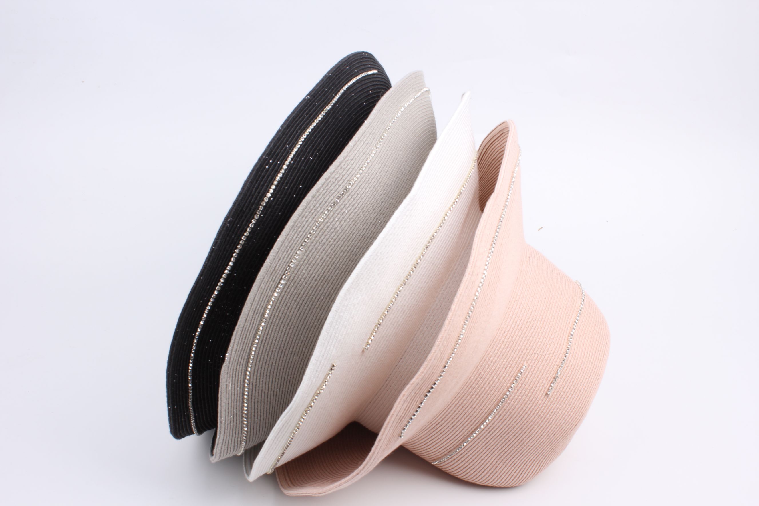 Hand-sewn straw hat