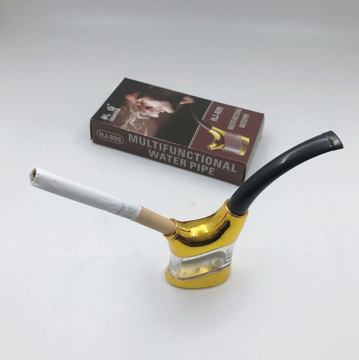 汉爵809水烟壶烟斗水烟筒袋锅双重循环过滤个性创意老式男士便携详情图2