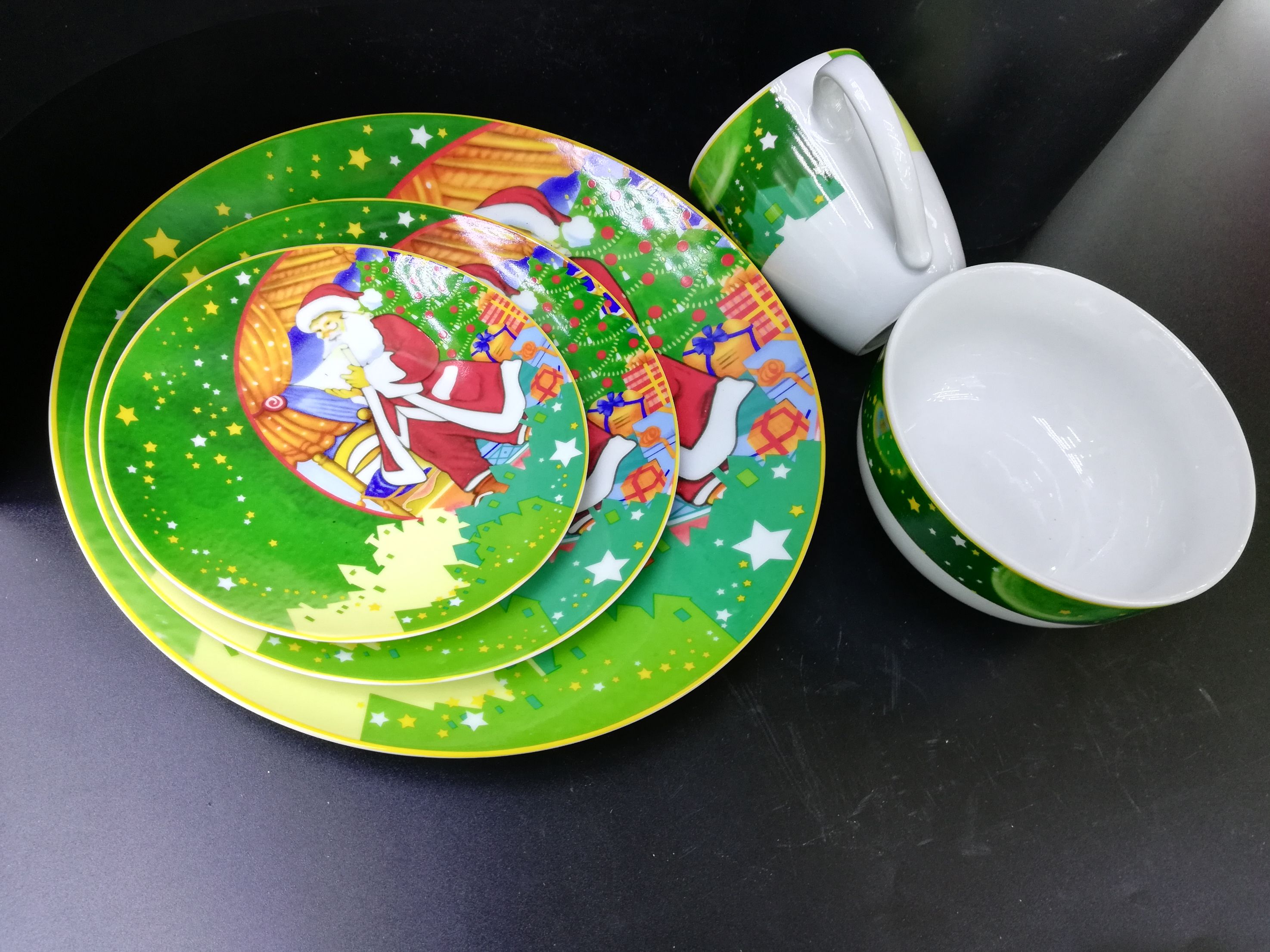 20-Head Ceramic Tableware Set Christmas Tableware Set details Picture