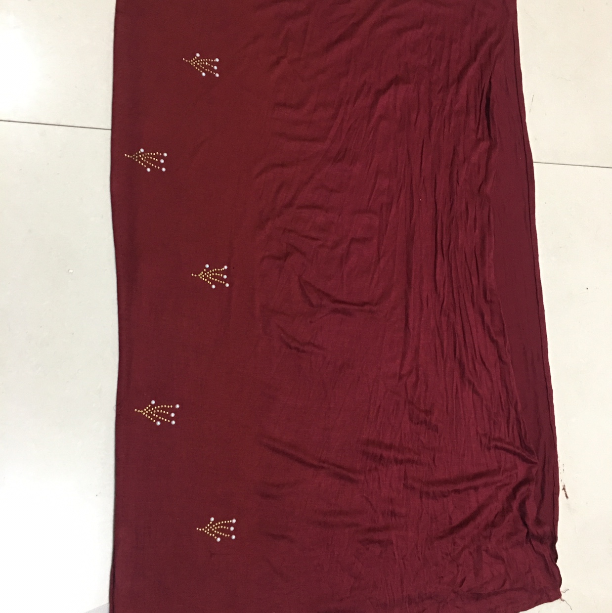 汗布烫钻围巾10