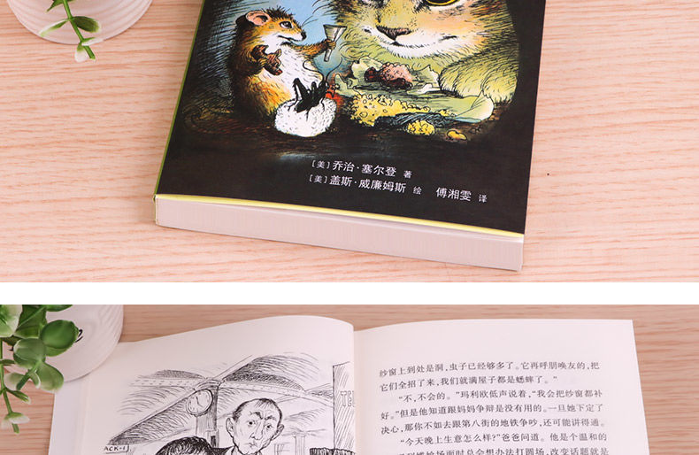 时代广场的蟋蟀小学生课外阅读书籍三四年级必读经典书目儿童读物
