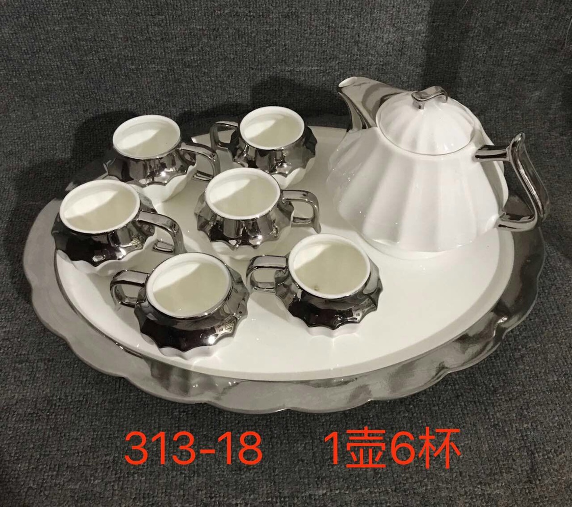 Set of teapots details Picture