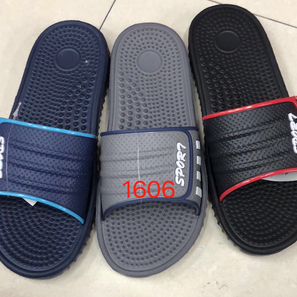 One-word fashionable men's slippers