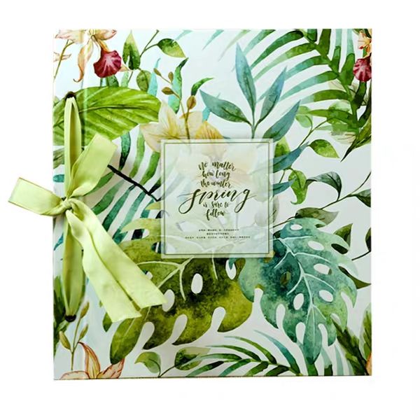 A 5678-inch, 640-page photo album with insert pages, a large family photo album for the baby's growth detail image 1