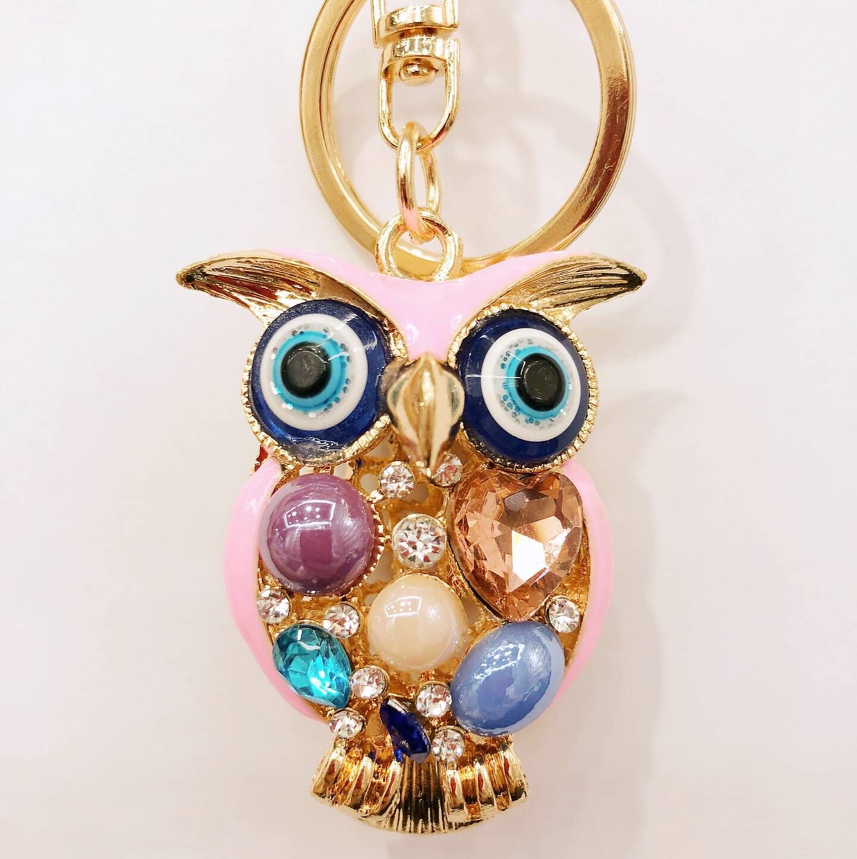 New Korean-style owl keychain details Picture