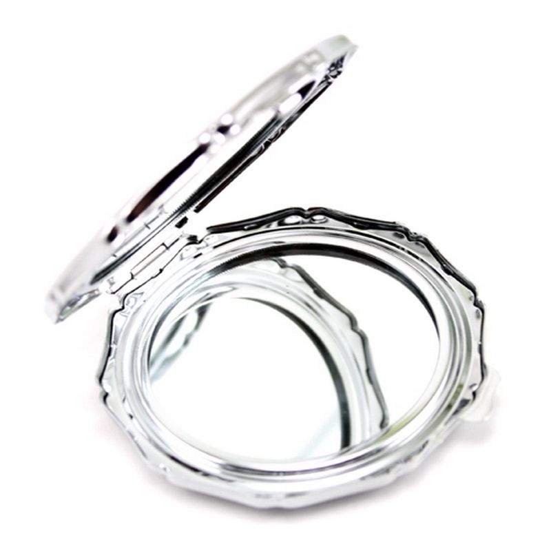 八角马口铁简易镜化妆镜镜胚详情图3