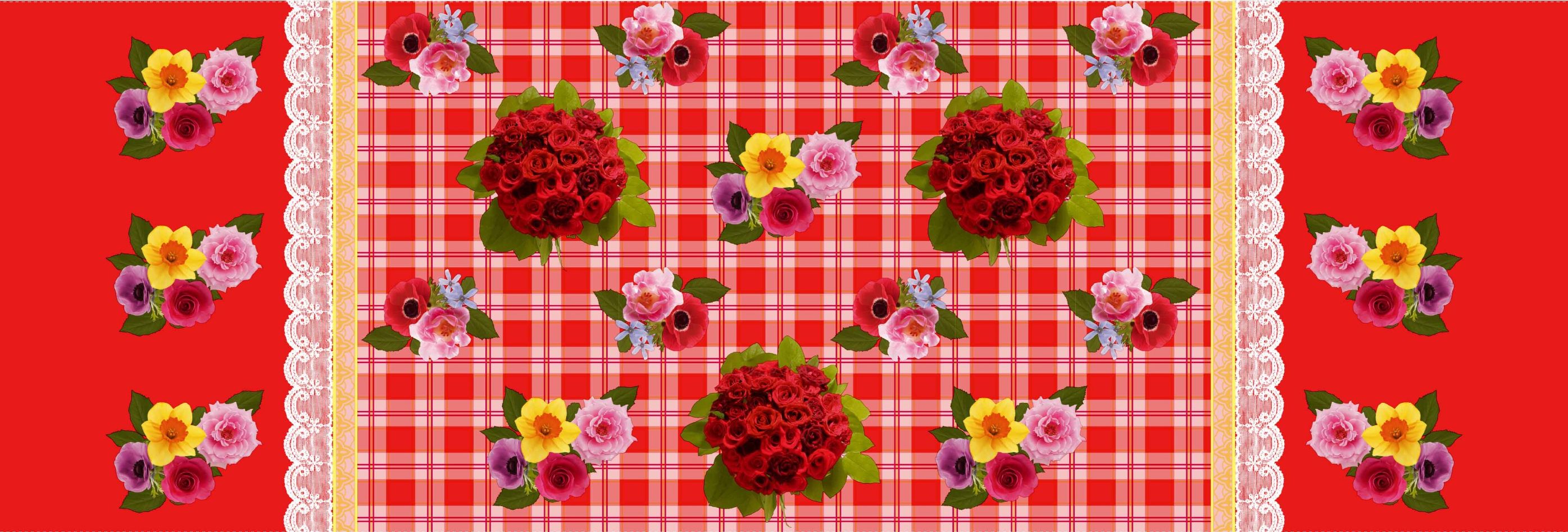 Crystal printed tablecloth PVC tablecloth household necessities thumbnail