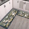 高清3D印花厨房垫新中式风格家居防滑吸水地垫图