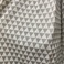 欧洲风几何系列灰色三角棉麻印花窗帘图