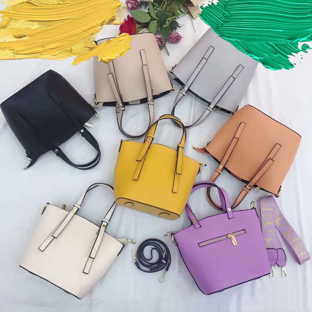 Candy-colored women's crossbody bag tote bag