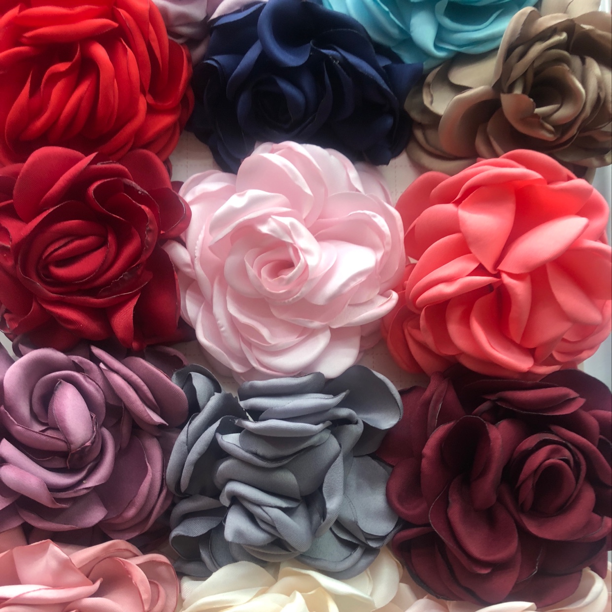 特大韩版烧边花朵细节图