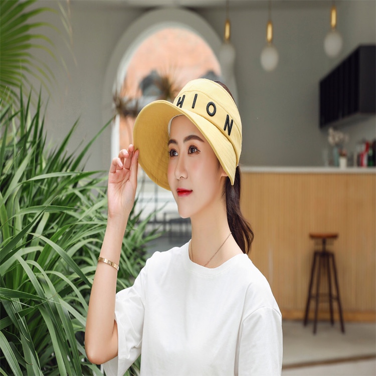 Sun hat for ladies summer sun hat for Sun Protection, sun protection, Sun protection, Korean version of versatile riding beach hat