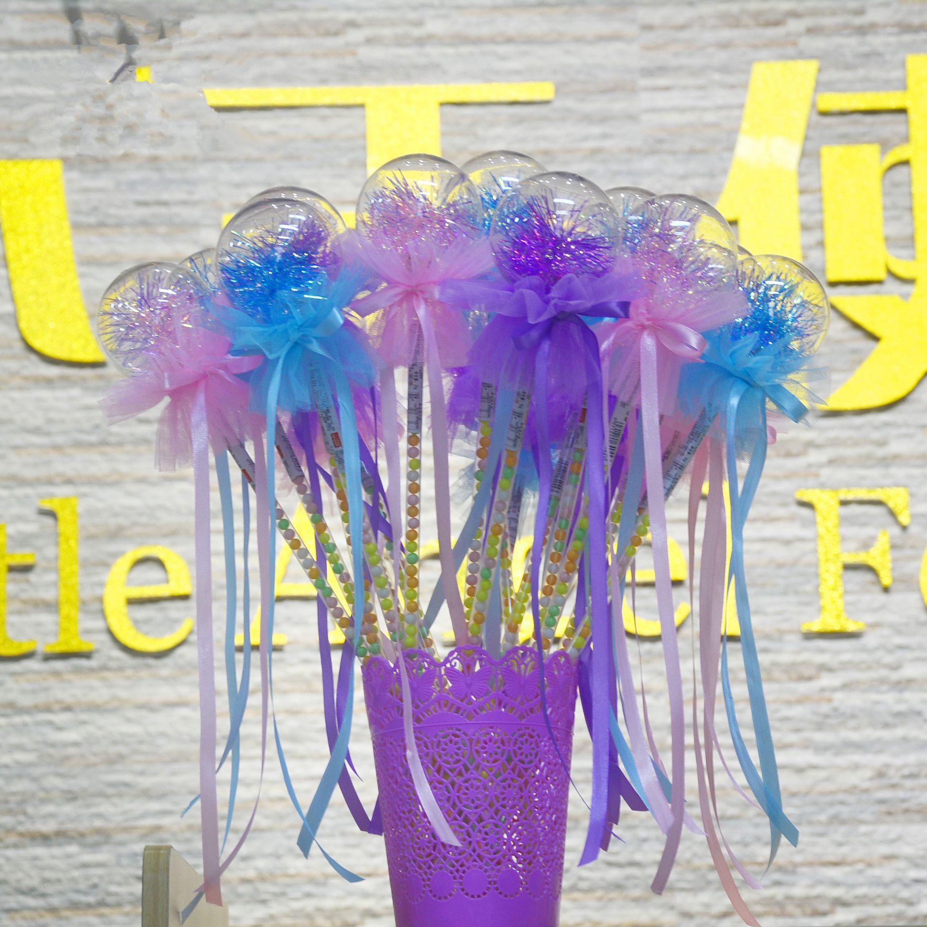 网红爆款仙女棒麻烦仙女棒儿童玩具发光发亮彩色灯光摆摊夜市超市详情图3