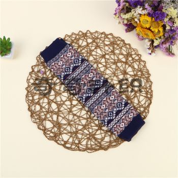 Winter Twist Half-Finger Gloves Knitted Wool Warm Fingerless Arm Cover For Men And Women Specification drawing