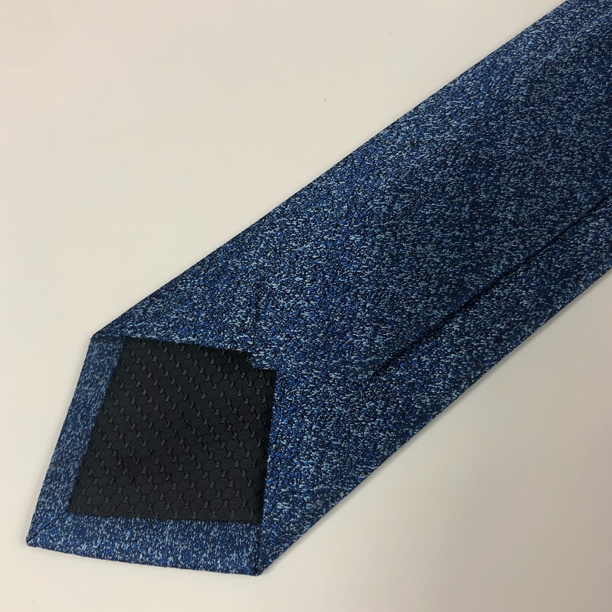 新款时尚蓝白色圆点男式领带，定制商务休闲正装领带，批发领带工厂详情图6