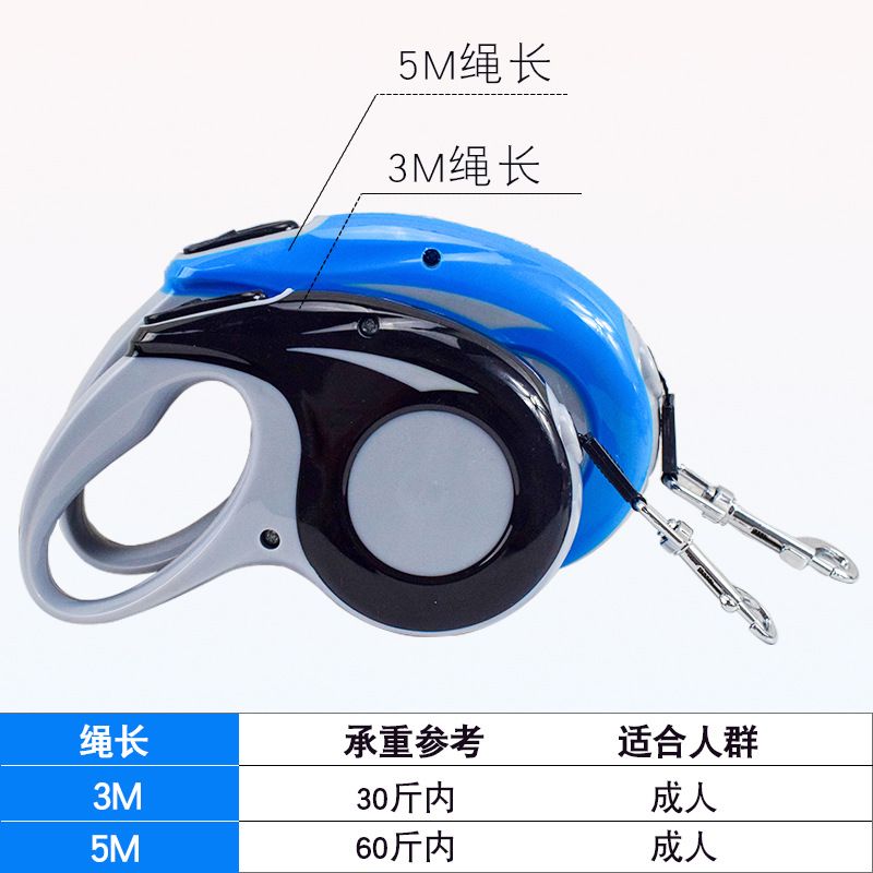 Pet supplies manufacturer wholesale pet dog automatic retractable leash 5M3m dog automatic retractable leash Specification image