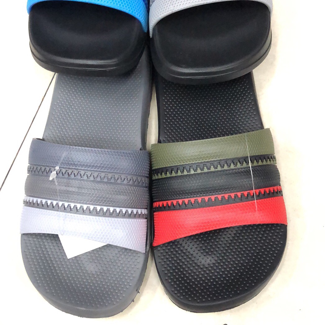 One-line comfortable men's slippers