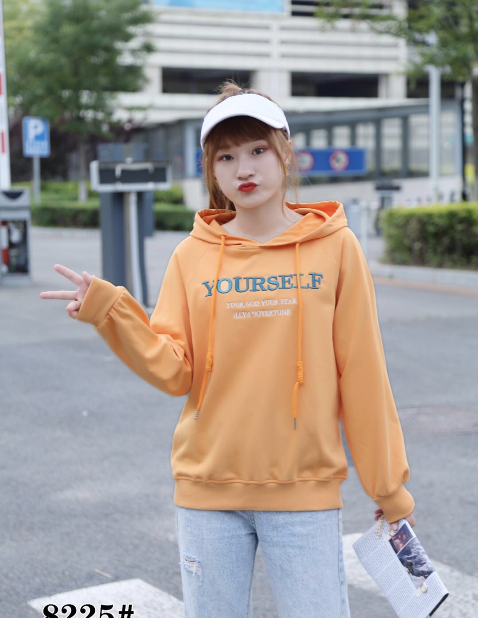 Multicolor two-size hoodie thumbnail