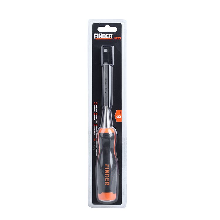 Discoverer Two-colour Wood Chisel with plastic handle 6mm Wood Chisel