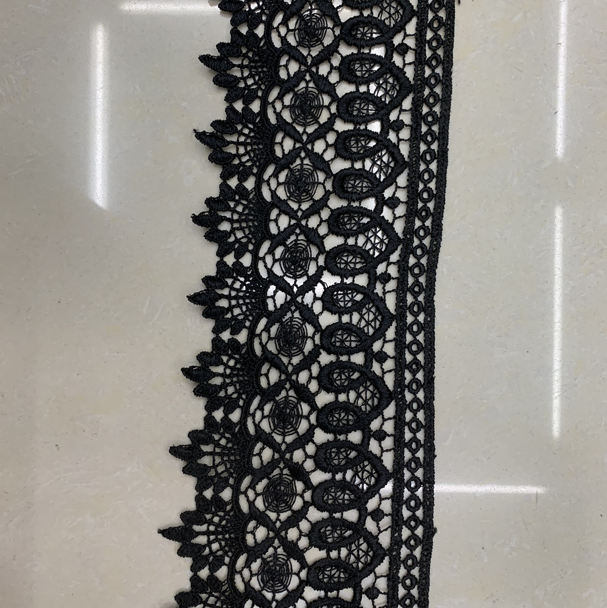 Guangdong Polyester water-Soluble Lace JR191# details Picture