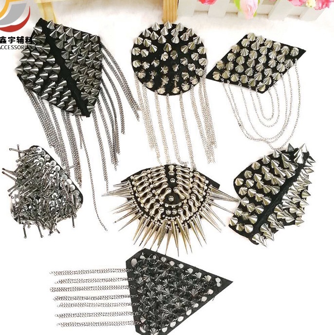 Spot Wholesale Exquisite Hand-Beaded Epaulette Bag Decoration Clothing Accessories To Figure Custom full figure