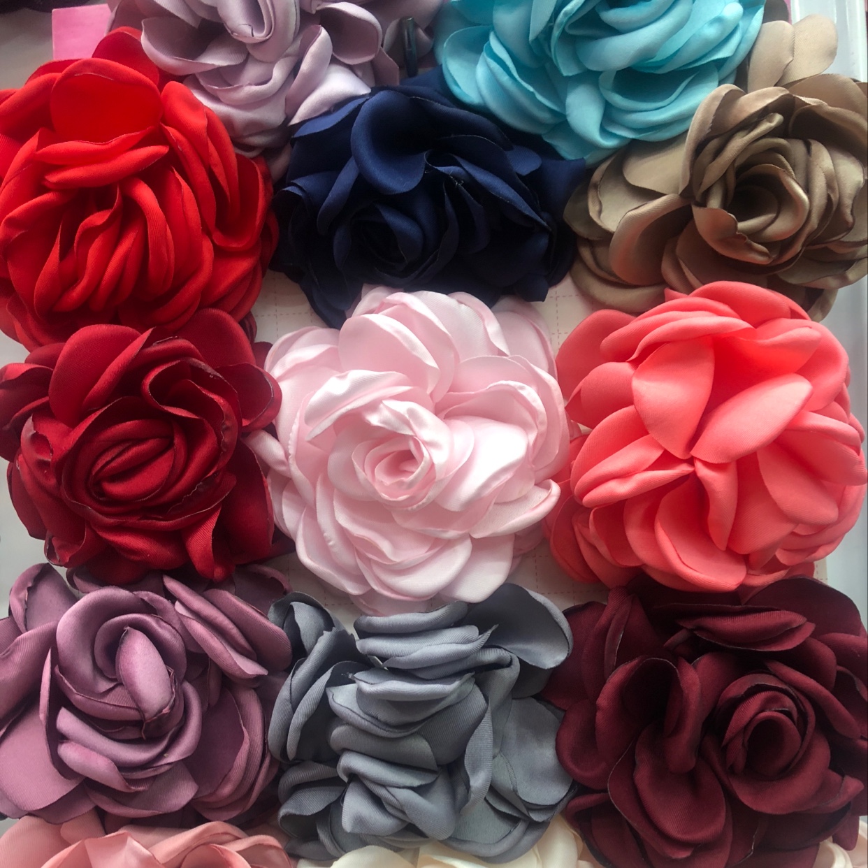 特大韩版烧边花朵产品图