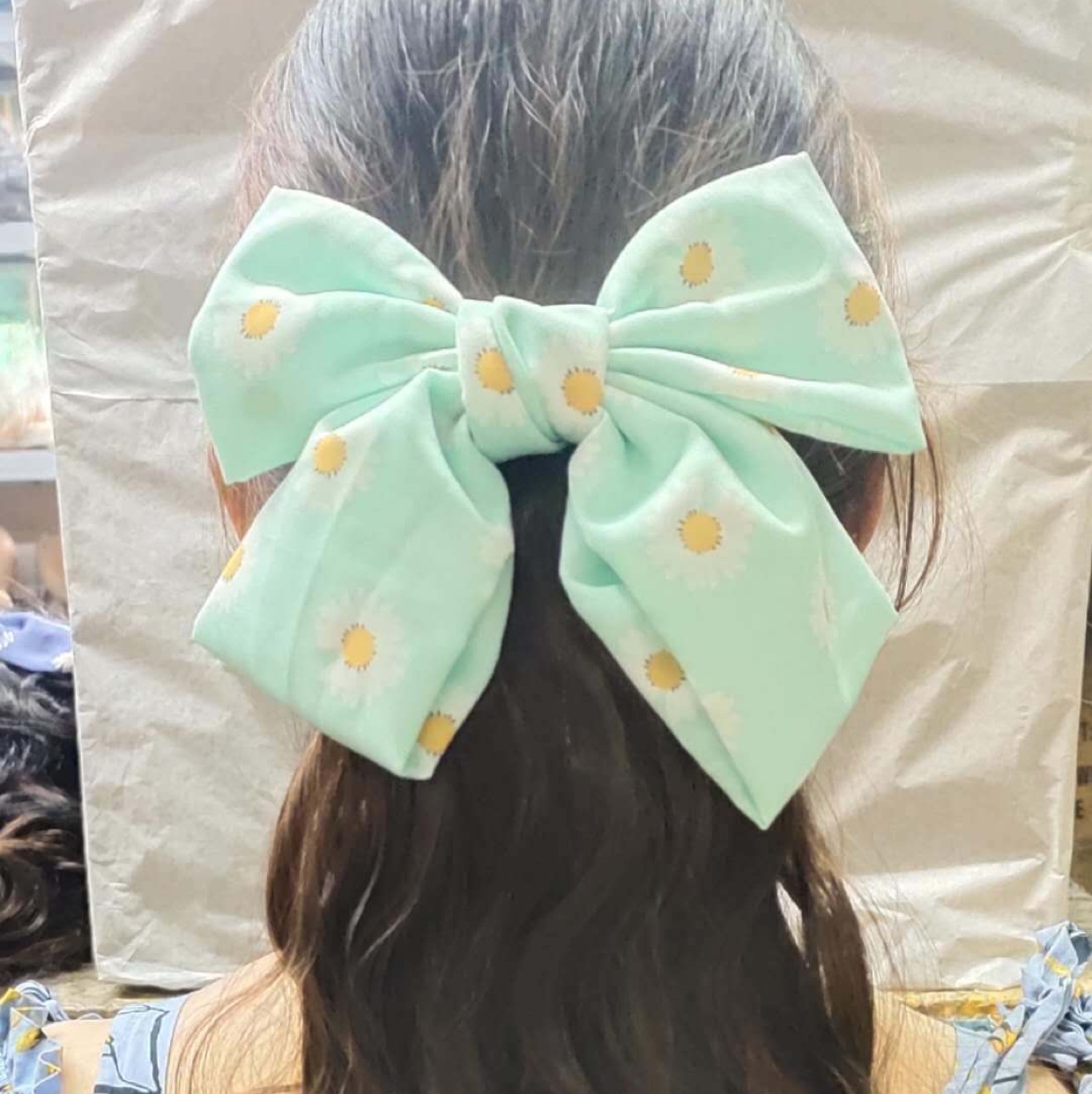 Bow wig, ponytail high-temperature silk wig pieces, custom-made and wholesale ponytail Application Scenario