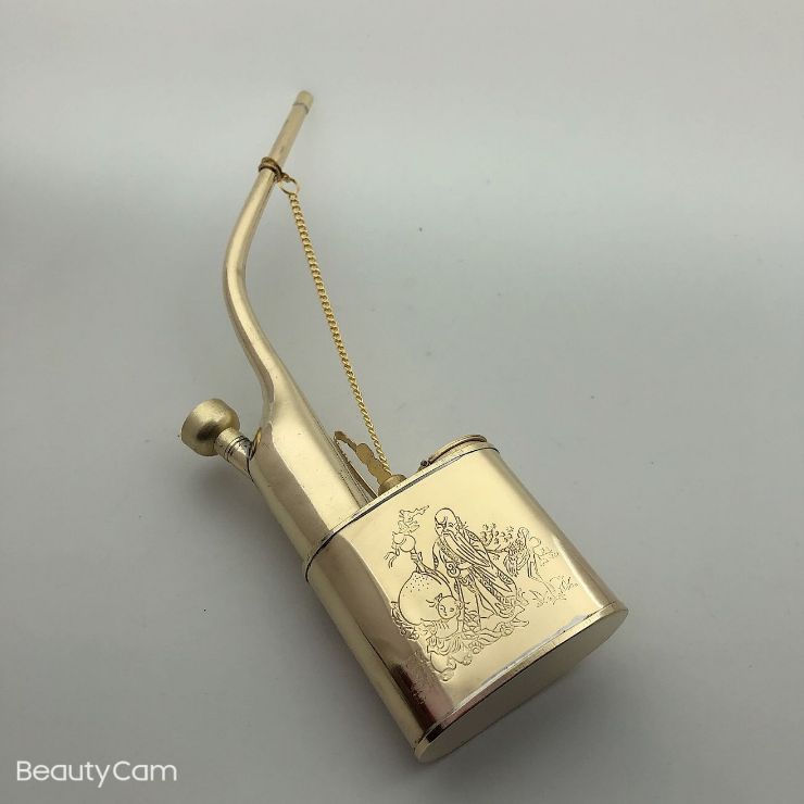 大号铜 精品两用型过滤水烟壶/水烟斗/水烟袋/老寿星款男士礼品详情图2