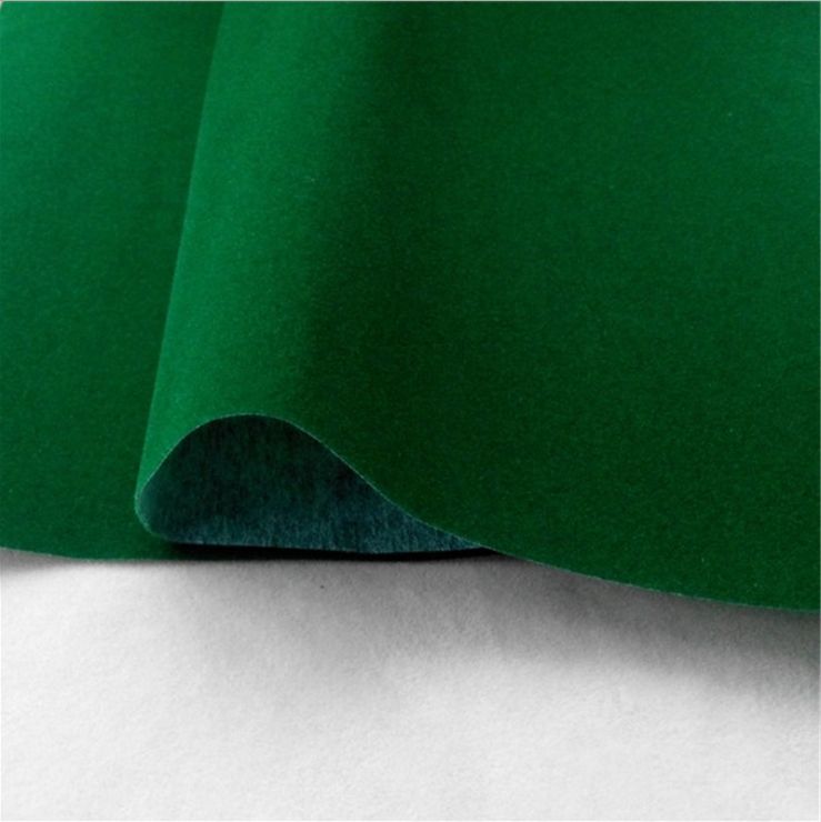 亮丽植绒材料 绿色植绒布面料酒盒茶叶盒绒布保健品包装长毛绒布细节图
