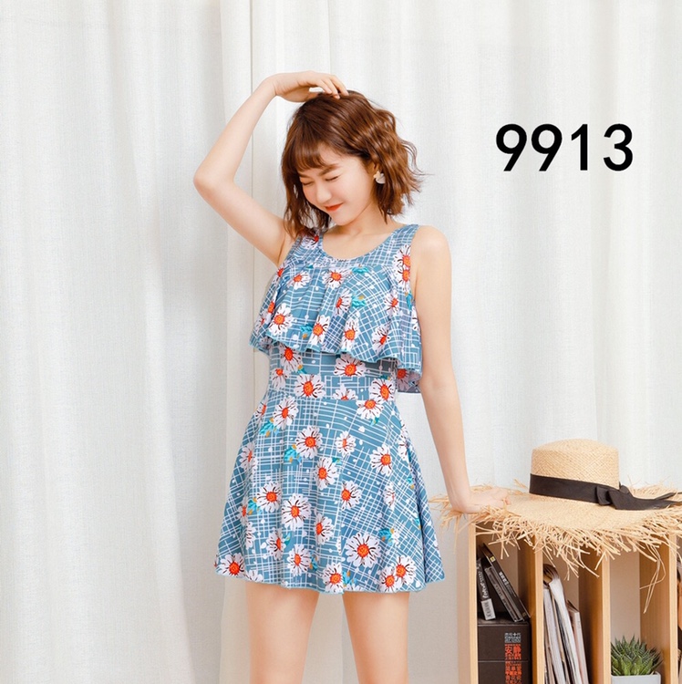 Swimsuit 9913 little Daisy one-piece fat mm thumbnail