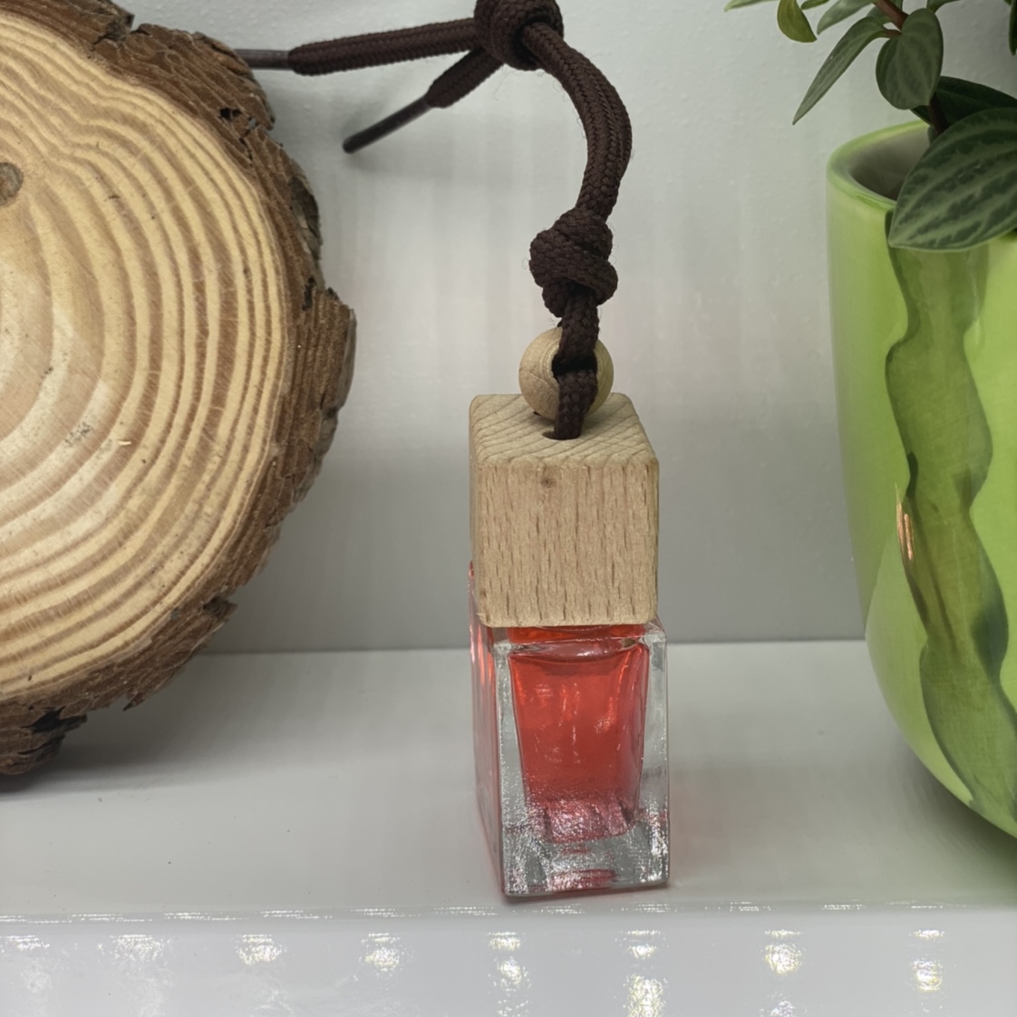 Square Flat Bottle Car Perfume Specification drawing
