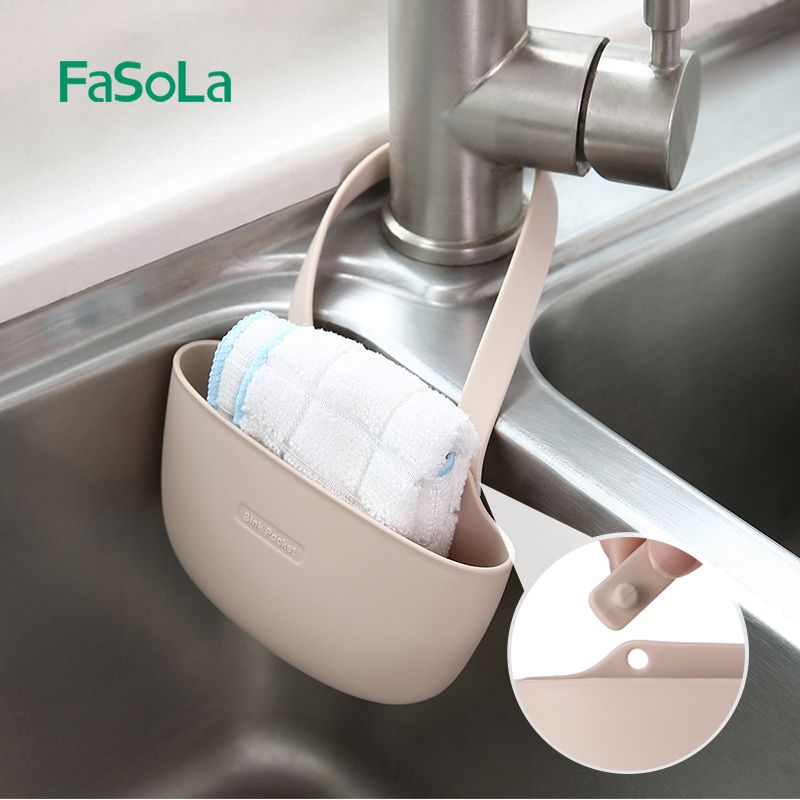 厨房用品洗碗池水槽水池水龙头塑料海绵沥水篮置物架收纳挂袋