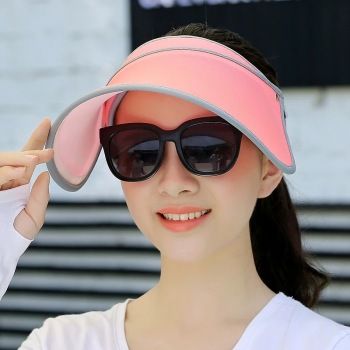 范冰冰同款帽夏天防晒遮脸防紫外线遮阳帽户外骑车帽百搭太阳帽夏