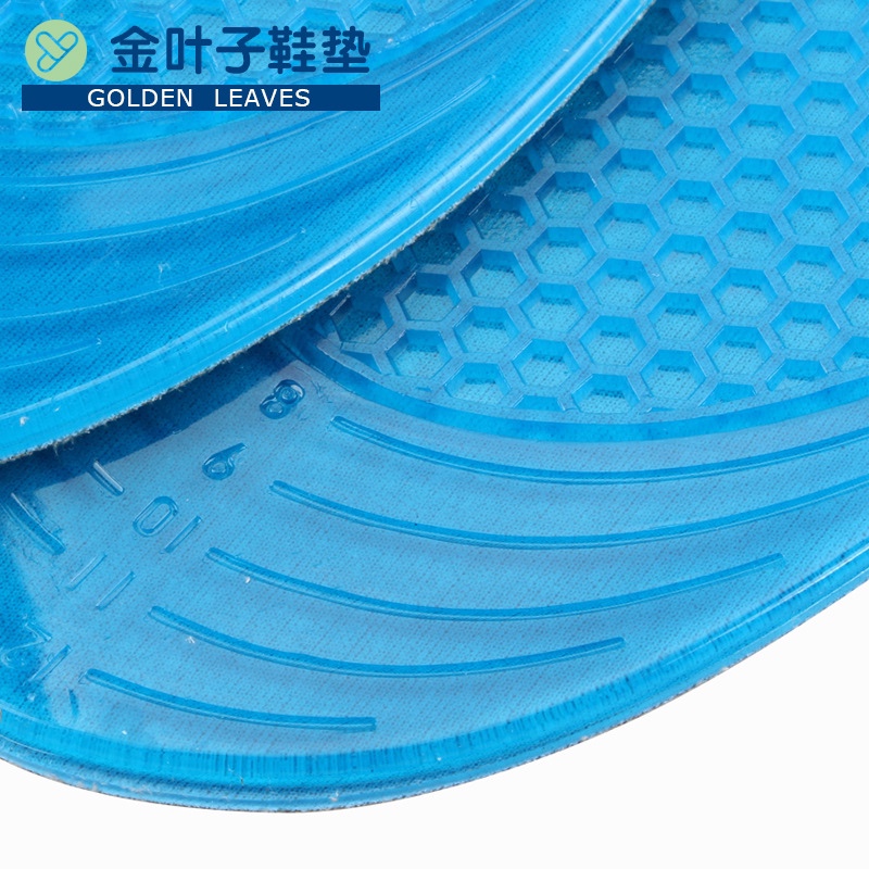 Thickened hexagonal honeycomb silicone sports insoles, shock-absorbing, sweat-absorbing, soft military training insoles GEL- Women's style Application Scenario