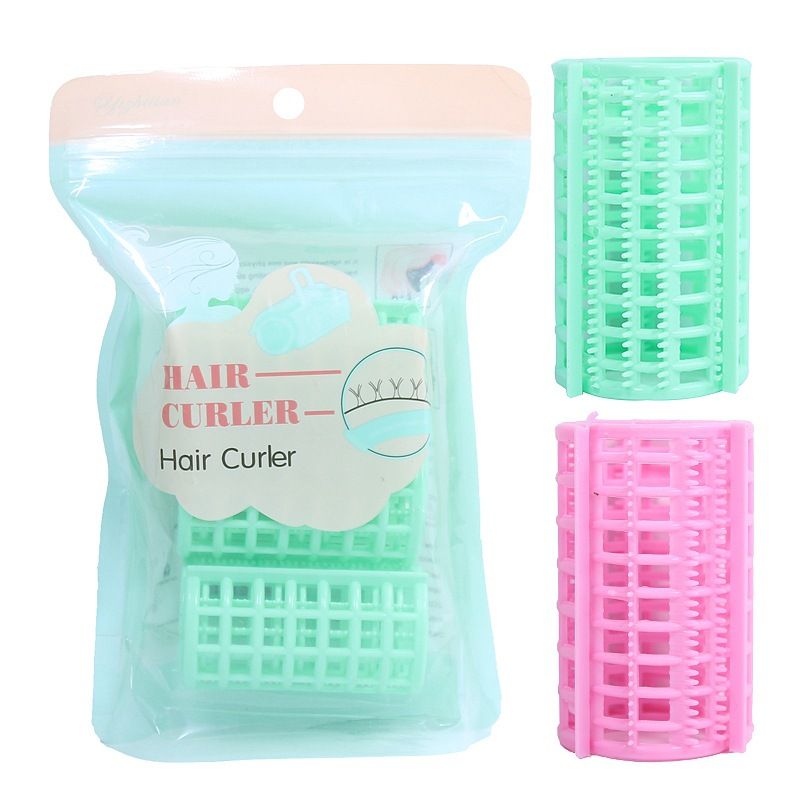 Air Bangs curlers Big curls don't hurt hair makers use curlers double toothed hair pins for hair styling