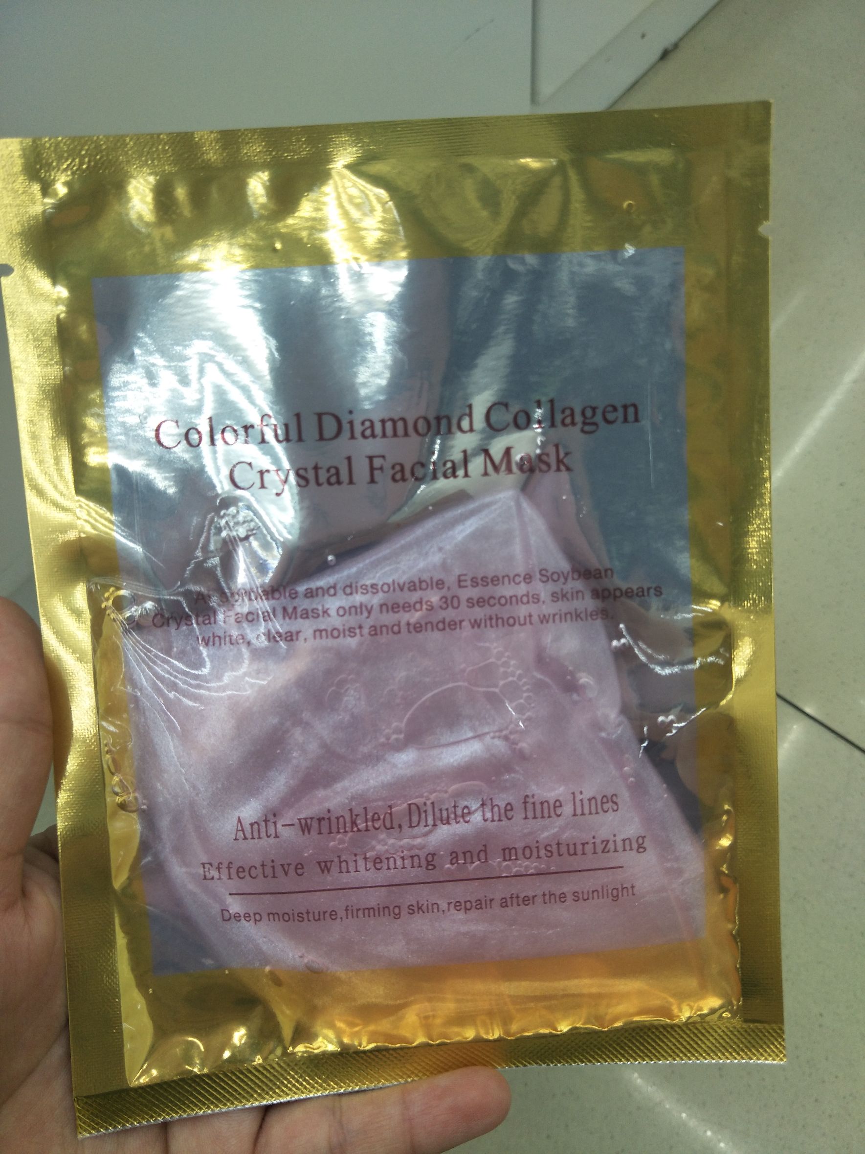 Crystal Mask Pink collagen mask