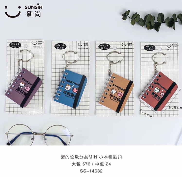 Mini mini key chain for garbage classification