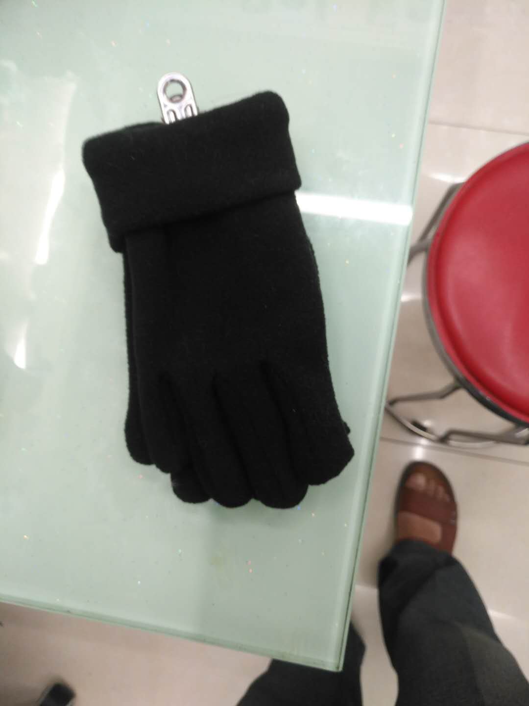 C Hat and gloves multi-color 1103