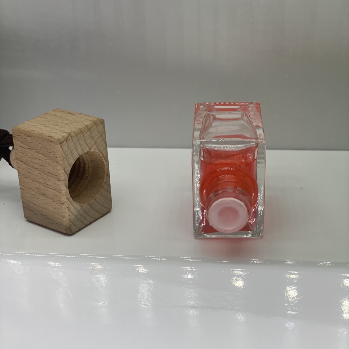 Square Flat Bottle Car Perfume undefined